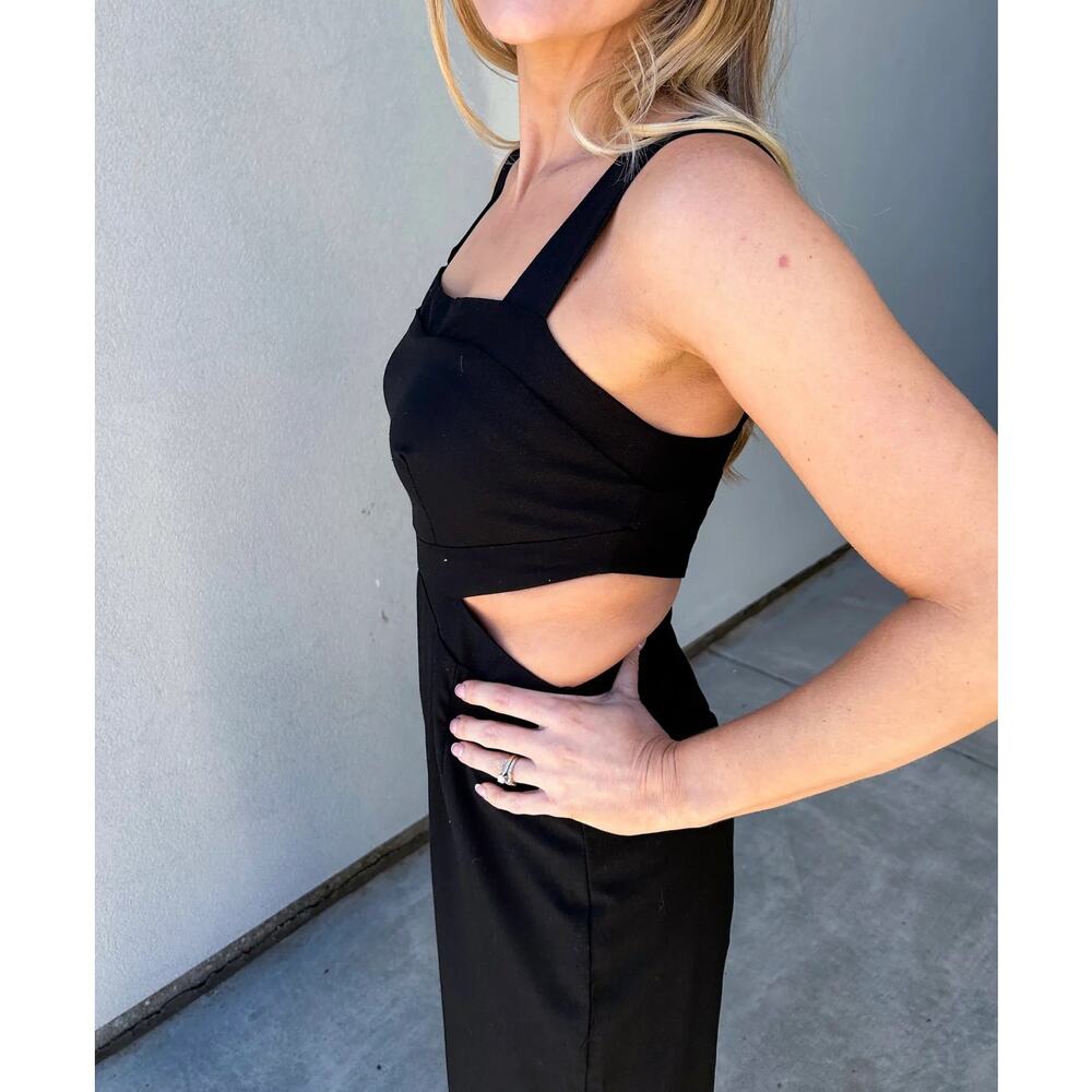 Hamilton Side Cut Out Wide Leg Jumpsuit Large - Picture 5 of 14